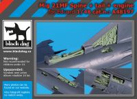 A48197 1/48 Mig 21 MF spine+tail+engine