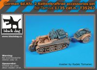 T35262 1/35 German Sd.Kfz 2 Kettenkrattrad accessories set Blackdog