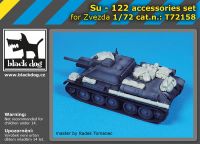 T72158 1/72 SU-122 accessories set Blackdog