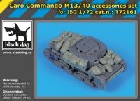 T72161 1/72 Caro comando M13/40 accessories set Blackdog