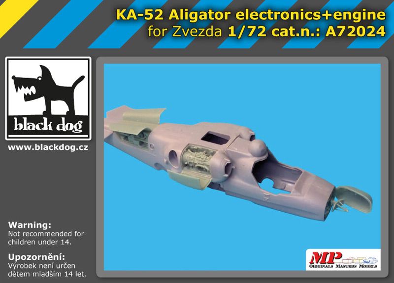 A72024 1/72 Ka-52 Aligator electronic+engine Blackdog