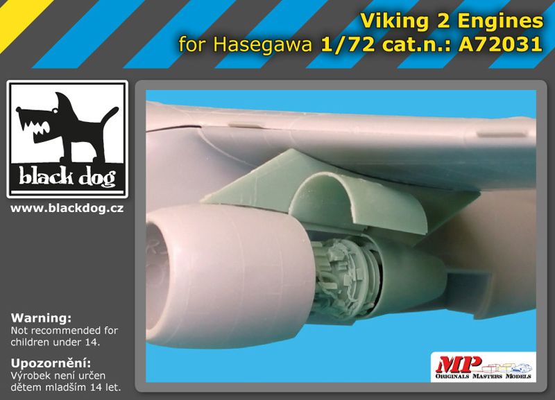 A72031 1/72 Viking 2 engines Blackdog