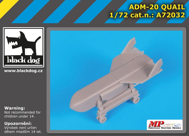 A72032 1/72 ADM-20 Quail Blackdog