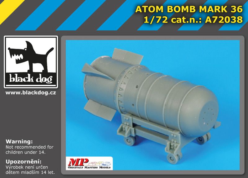 A72038 1/72 Atom bomb Mark 36 Blackdog