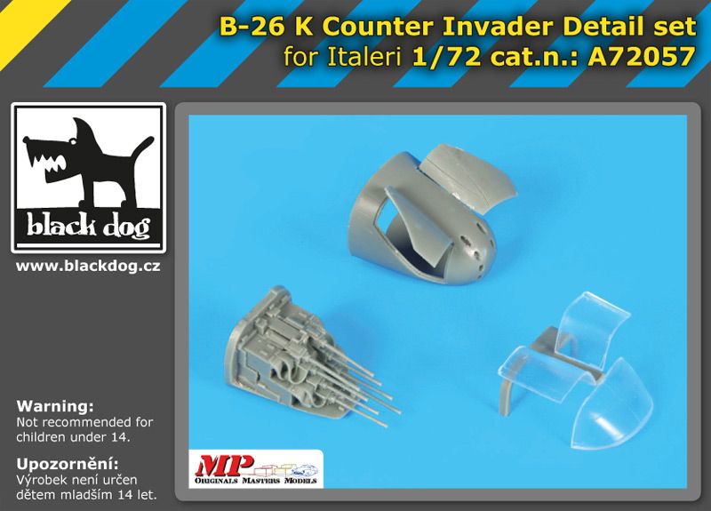 A72057 1/72 B-26 K Counter Invader detail set Blackdog
