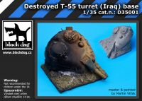 D35001 1/35 Destroyed T55 turret Iraq base Blackdog