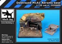 D35009 1/35 Destroyed M1A1 Abrams base