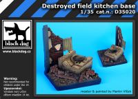 D35020 1/35 Destroyed field kitchen base
