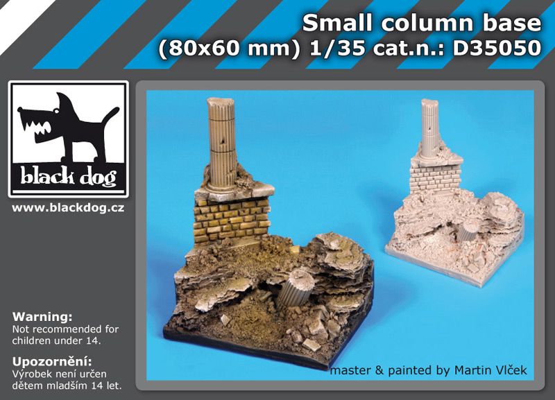 D35050 1/35 Small column base Blackdog