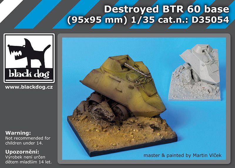 D35054 1/35 Destroyed BTR 60 base Blackdog