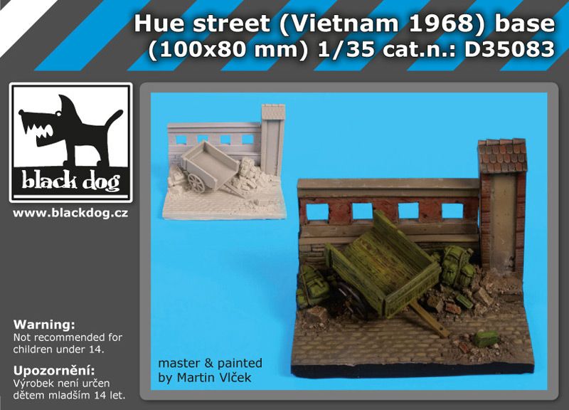 D35083 1/35 Hue street (Vietnam 1968) base Blackdog