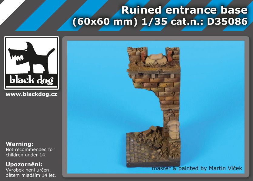 D35086 Ruined entrance base Blackdog