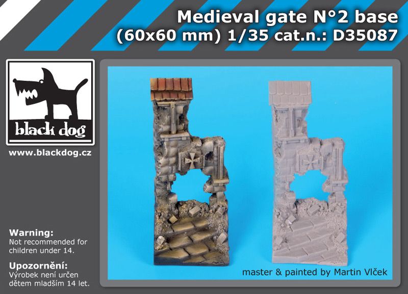 D35087 Medieval gate N°2 Blackdog