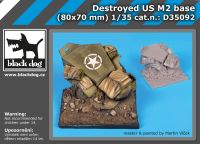 D35092 1/35 Destroyed US M2 base