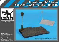 D35096 1/35 Street lamp N°2 base Blackdog