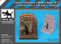 D35100 1/35 Trench entrance WW I base Blackdog