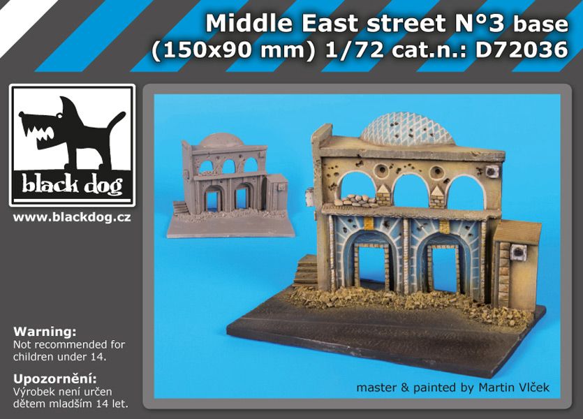 D72036 1/72 Middle East street N°3 base Blackdog