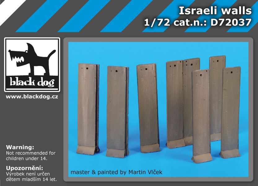 D72037 1/72 Israeli walls Blackdog