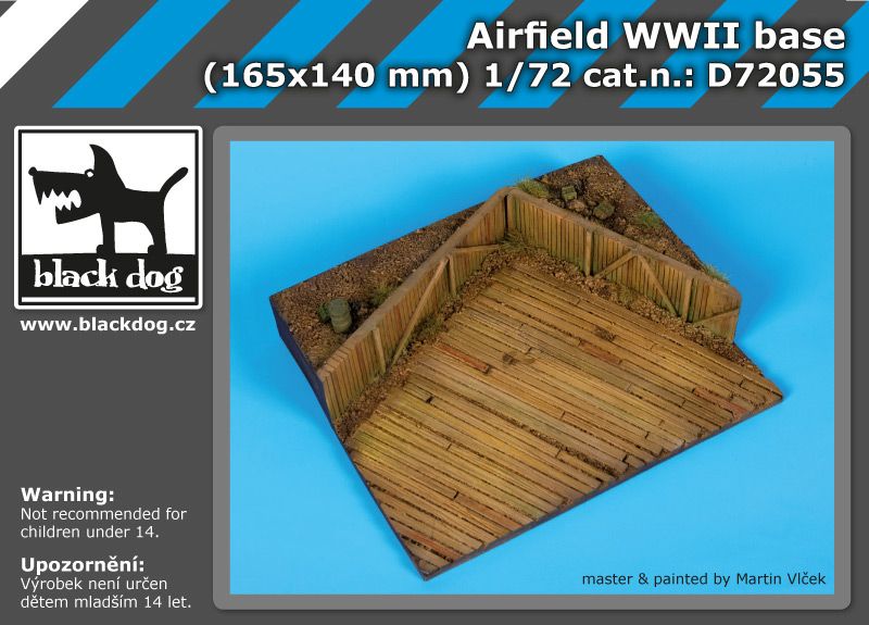 D72055 1/72 Airfield WW II base Blackdog