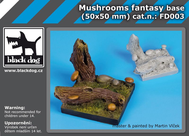 FD003 Mushrooms fantasy base Blackdog