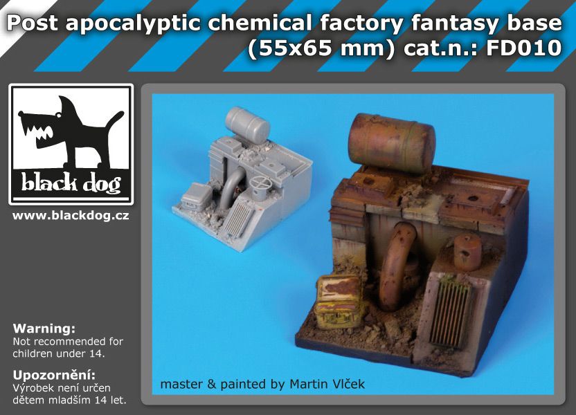 FD010 Post apocalyptic chemical factory fantasy base Blackdog