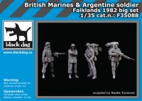 F35088 1/35 British Marinesplus Argentine soldier big set