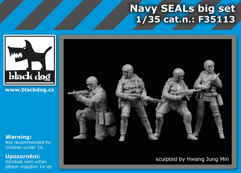 F35113 1/35 Navy Seals big set Blackdog