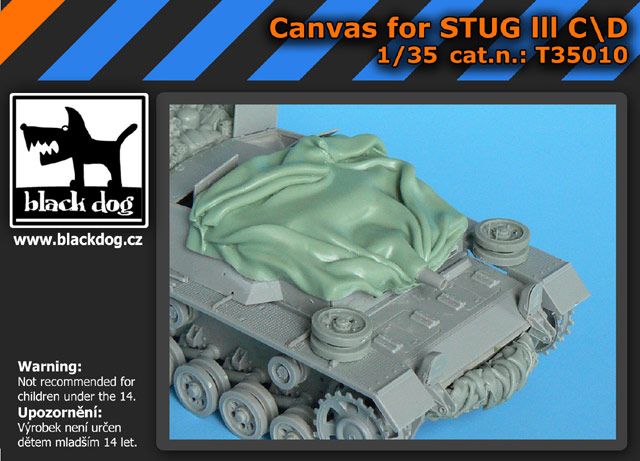 T35010 1/35 Canvas for Stug III C/D Blackdog