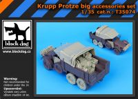 T35074 1/35 Krupp Protze big accessories set Blackdog