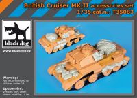 T35083 1/35 British Cruiser Mk Ii accessories set Blackdog