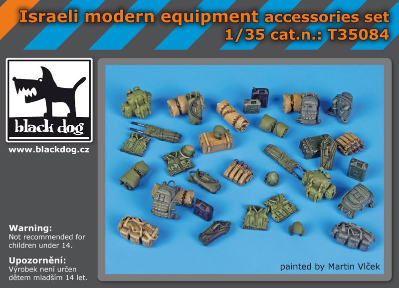 T35084 1/35 Israeli modern equipment accessories set Blackdog