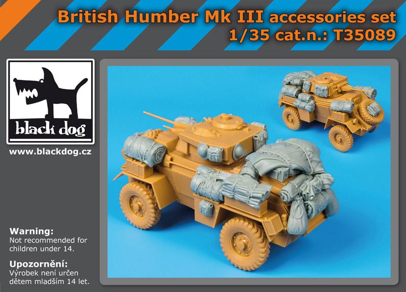 T35089 1/35 British Humber Mk III accessories set Blackdog