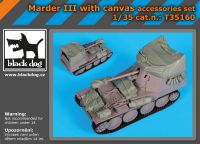 T35160 1/35 Marder III with canvas accessories set