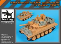 T35172 1/35 M 551 Sheridan Gulf War accessories set