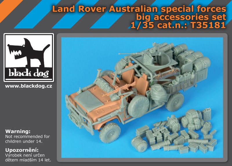 T35181 1/35 Land Rover Australian special forces big accessories set Blackdog
