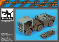 BLACK DOG 1/35 T35190 Jeep Willys CJ2A Fire truck conversion set  cat.n. 