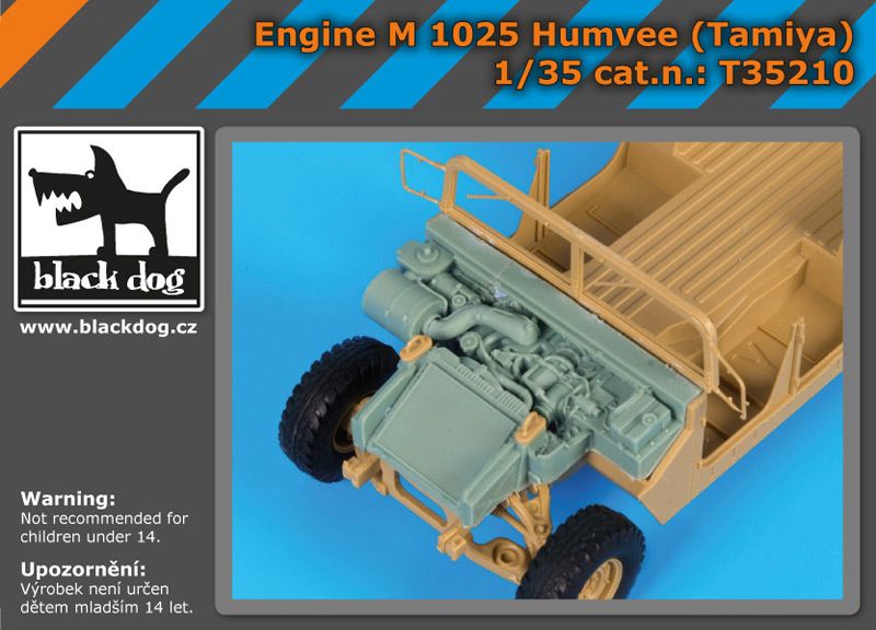 T35210 1/35 Engine M 1025 Humvee (Tamiya) Blackdog