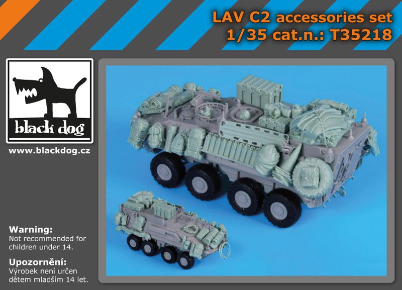 T35218 1/35 LAV C 2 accessories set Blackdog