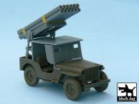 T48027 1/48 Jeep with rocket launcher