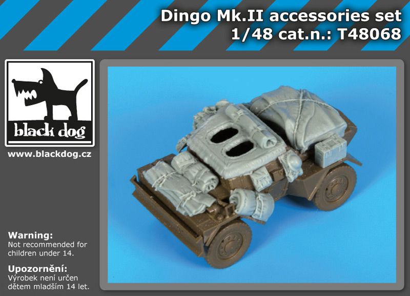 T48068 1/48 Dingo MK II accessories set Blackdog