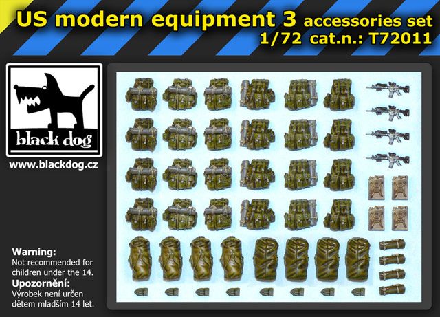 T72011 1/72 US modern equipment 3 Blackdog